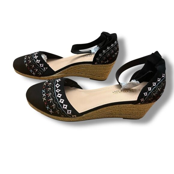 DREAM PAIRS Women‎ 11 Espadrilles Closed Strap Wedge - Picture 6 of 14